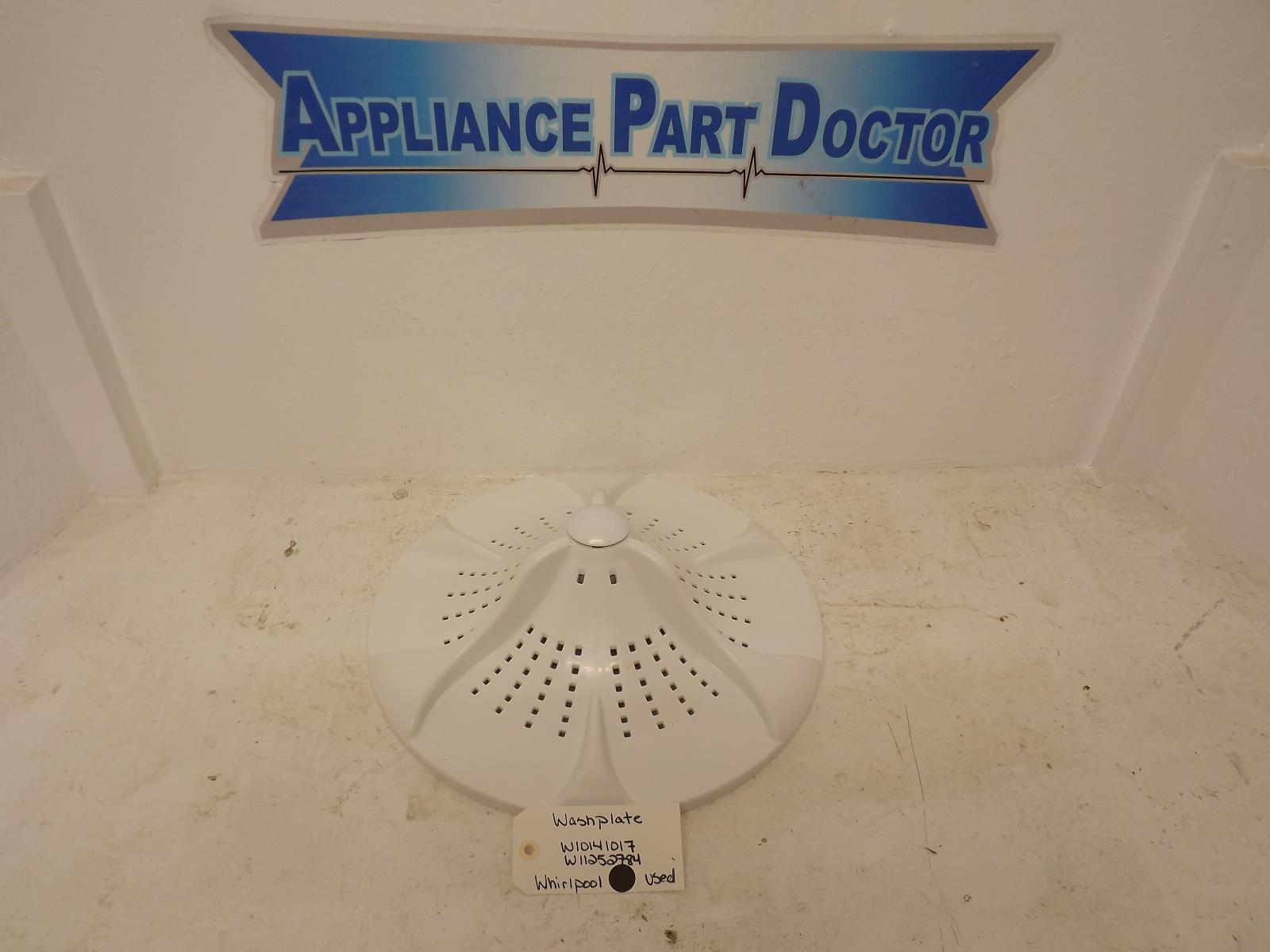 Whirlpool Washer W10141017 W11252784 Washplate Used Whirlpool Washer W10141017 W11252784 Washplate Used